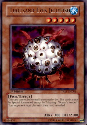 Yu-Gi-Oh Tactical Evolution Thousand-Eyes Jellyfish TAEV-EN082 1ST EDITION LP