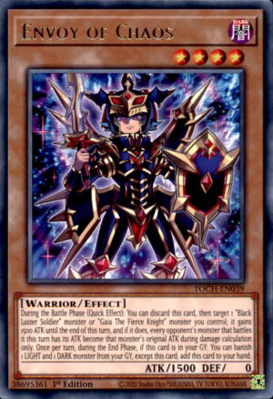 Yu-Gi-Oh Toon Chaos Envoy of Chaos TOCH-EN039 RARE 1ST EDITION LP
