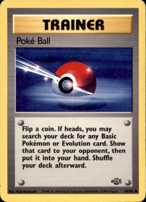 Pokemon Jungle Poke Ball 64/64 COMMON UNLIMITED LP