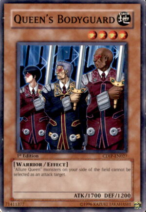 Yu-Gi-Oh Cyberdark Impact Queen's Bodyguard CDIP-EN027 1ST EDITION COMMON MP