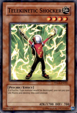 Yu-Gi-Oh The Duelist Genesis Telekinetic Shocker TDGS-EN022 COMMON UNLIMITED LP