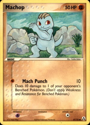 Pokemon Legend Maker Machop 57/92 COMMON LP