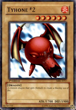 Yu-Gi-Oh Magic Ruler Tyhone #2 MRL-017 COMMON 1ST EDITION HP