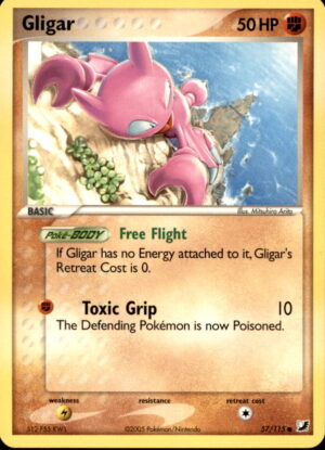 Pokemon Unseen Forces Gligar 57/115 COMMON LP