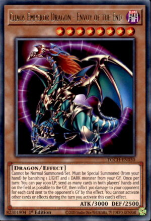 Yu-Gi-Oh Toon Chaos Chaos Emperor Dragon - Envoy of the End TOCH-EN030 1ST LP