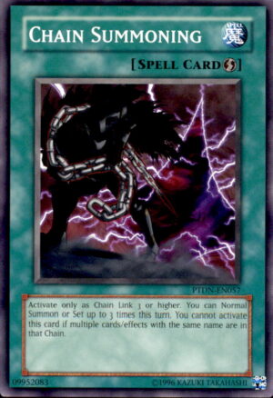 Yu-Gi-Oh Phantom Darkness Chain Summoning PTDN-EN057 UNLIMITED COMMON LP