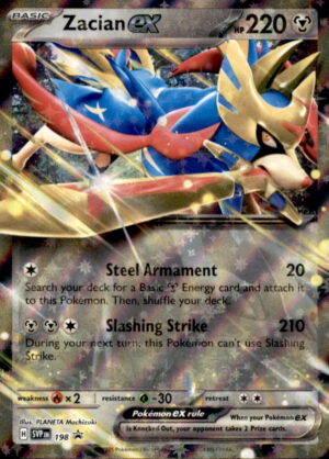 Pokemon Scarlet & Violet Promo Zacian ex 198 HOLO PROMO NM