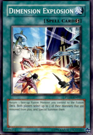 Yu-Gi-Oh Phantom Darkness Dimension Explosion PTDN-EN051 UNLIMITED COMMON LP