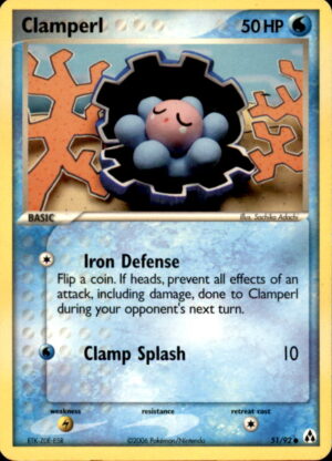Pokemon Legend Maker Clamperl 51/92 COMMON LP