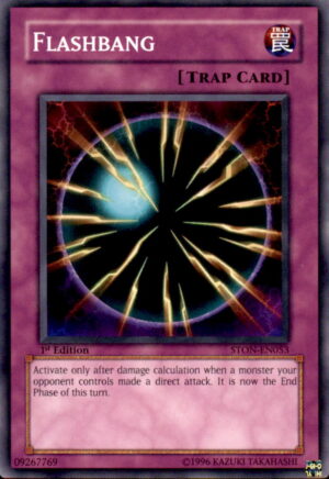 Yu-Gi-Oh Strike of Neos Flashbang STON-EN053 1ST EDITION COMMON LP