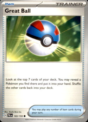 Pokemon Paldea Evolved Great Ball 183/193 COMMON NM
