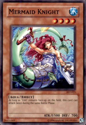 Yu-Gi-Oh Ancient Sanctuary Mermaid Knight AST-025 COMMON UNLIMITED LP