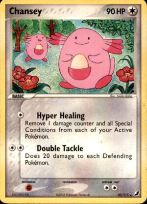 Pokemon Unseen Forces Chansey 20/115 RARE MP