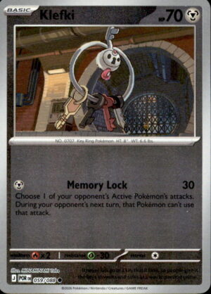 Pokemon Perfect Order Klefki 059/088 COMMON REVERSE HOLO NM