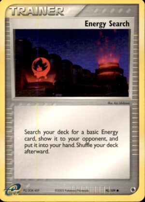 Pokemon Ruby & Sapphire Energy Search 90/109 COMMON LP