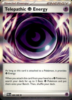 Pokemon Perfect Order Telepathic Psychic Energy 088/088 RARE HOLO NM