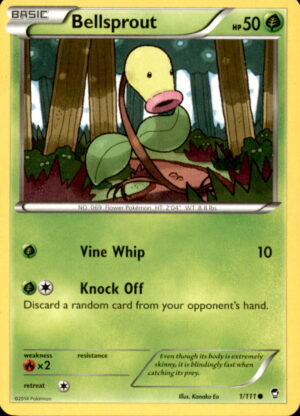 Pokemon Furious Fists Bellsprout 1/111 COMMON LP