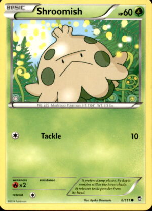 Pokemon Furious Fists Shroomish 6/111 COMMON LP