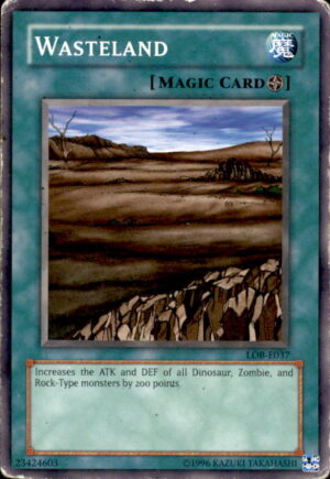 Yu-Gi-Oh The Legend of Blue Eyes White Dragon Wasteland LOB-047 UNLIMITED HP