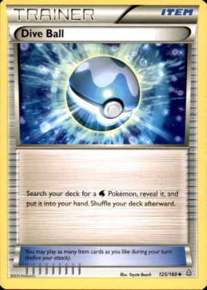 Pokemon Primal Clash Dive Ball 125/160 UNCOMMON MP