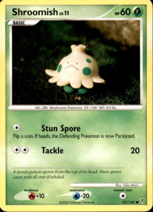 Pokemon Supreme Victors Shroomish 127/147 COMMON HP