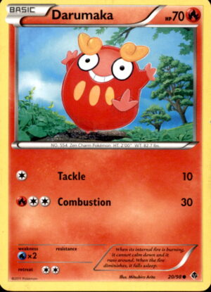 Pokemon Emerging Powers Darumaka 20/98 COMMON LP