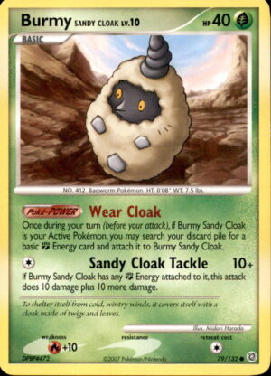 Pokemon Secret Wonders Burmy Sandy Cloak 79/132 COMMON LP