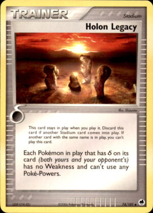 Pokemon Dragon Frontiers Holon Legacy 74/101 UNCOMMON LP