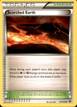 Pokemon Fates Collide Scorched Earth 110/124 UNCOMMON LP