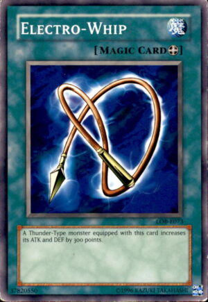 Yu-Gi-Oh The Legend of Blue Eyes White Dragon Electro-Whip LOB-093 UNLIMITED HP