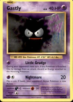 Pokemon Evolutions Gastly 47/108 COMMON LP