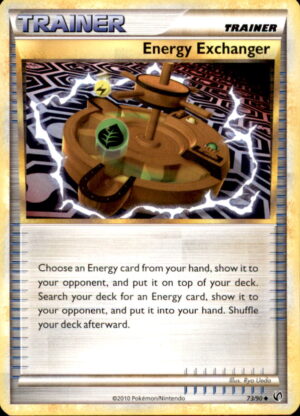 Pokemon HGSS Undaunted Energy Exchanger 73/90 UNCOMMON LP