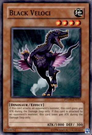 Yu-Gi-Oh Phantom Darkness Black Veloci PTDN-EN033 UNLIMITED COMMON LP