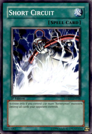 Yu-Gi-Oh Light of Destruction Short Circuit LODT-EN056 1ST EDITION COMMON MP