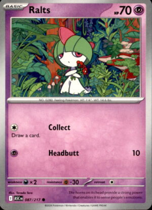 Pokemon Ascended Heroes Ralts 087/217 COMMON LP