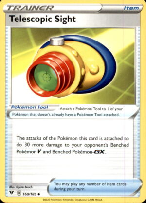 Pokemon Vivid Voltage Telescopic Sight 160/185 UNCOMMON NM
