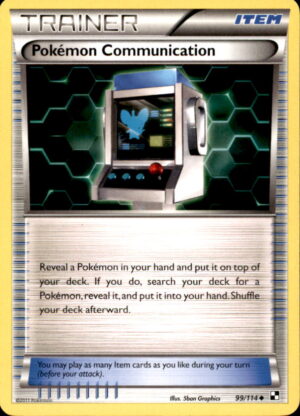 Pokemon Black & White Pokemon Communication 99/114 UNCOMMON MP