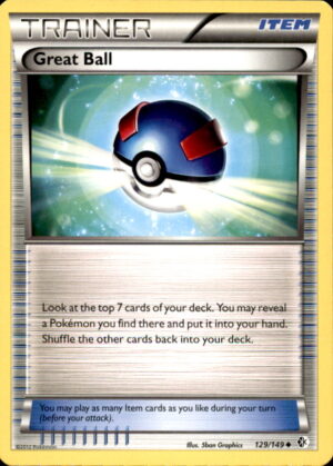 Pokemon Boundaries Crossed Great Ball 129/149 UNCOMMON LP