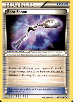 Pokemon Fates Collide Bent Spoon 93/124 UNCOMMON LP