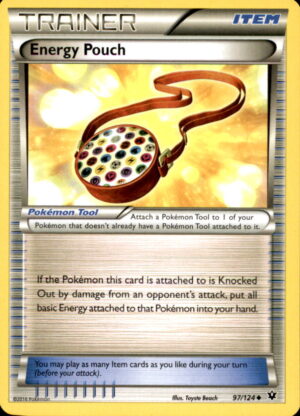 Pokemon Fates Collide Energy Pouch 97/124 UNCOMMON LP