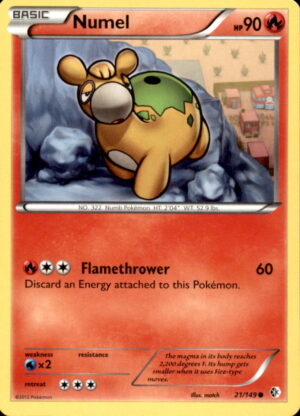 Pokemon Boundaries Crossed Numel 21/149 COMMON LP