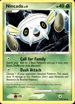 Pokemon Supreme Victors Nincada 117/147 COMMON LP