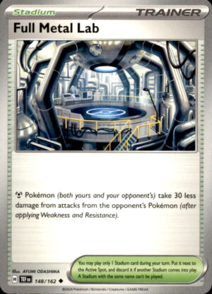 Pokemon Temporal Forces Full Metal Lab 148/162 UNCOMMON NM