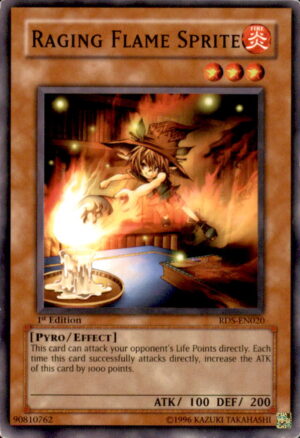 Yu-Gi-Oh Rise of Destiny Raging Flame Sprite RDS-EN020 1ST EDITION COMMON MP