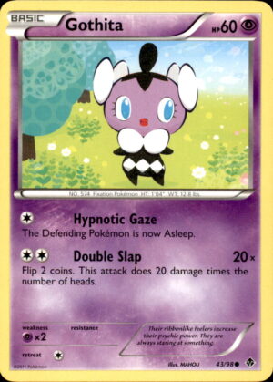 Pokemon Emerging Powers Gothita 43/98 COMMON LP