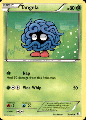 Pokemon Boundaries Crossed Tangela 5/149 COMMON LP