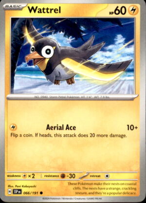 Pokemon Surging Sparks Wattrel 066/191 COMMON NM