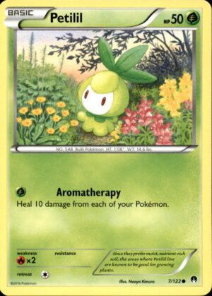 Pokemon BREAKpoint Petilil 7/122 COMMON LP
