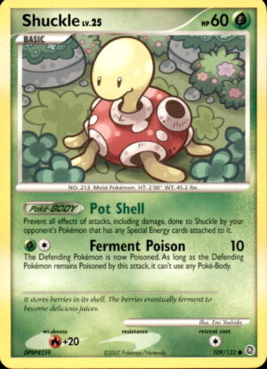 Pokemon Secret Wonders Shuckle 109/132 COMMON LP
