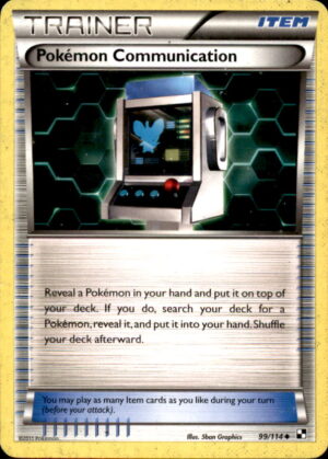 Pokemon Black & White Pokemon Communication 99/114 UNCOMMON HP